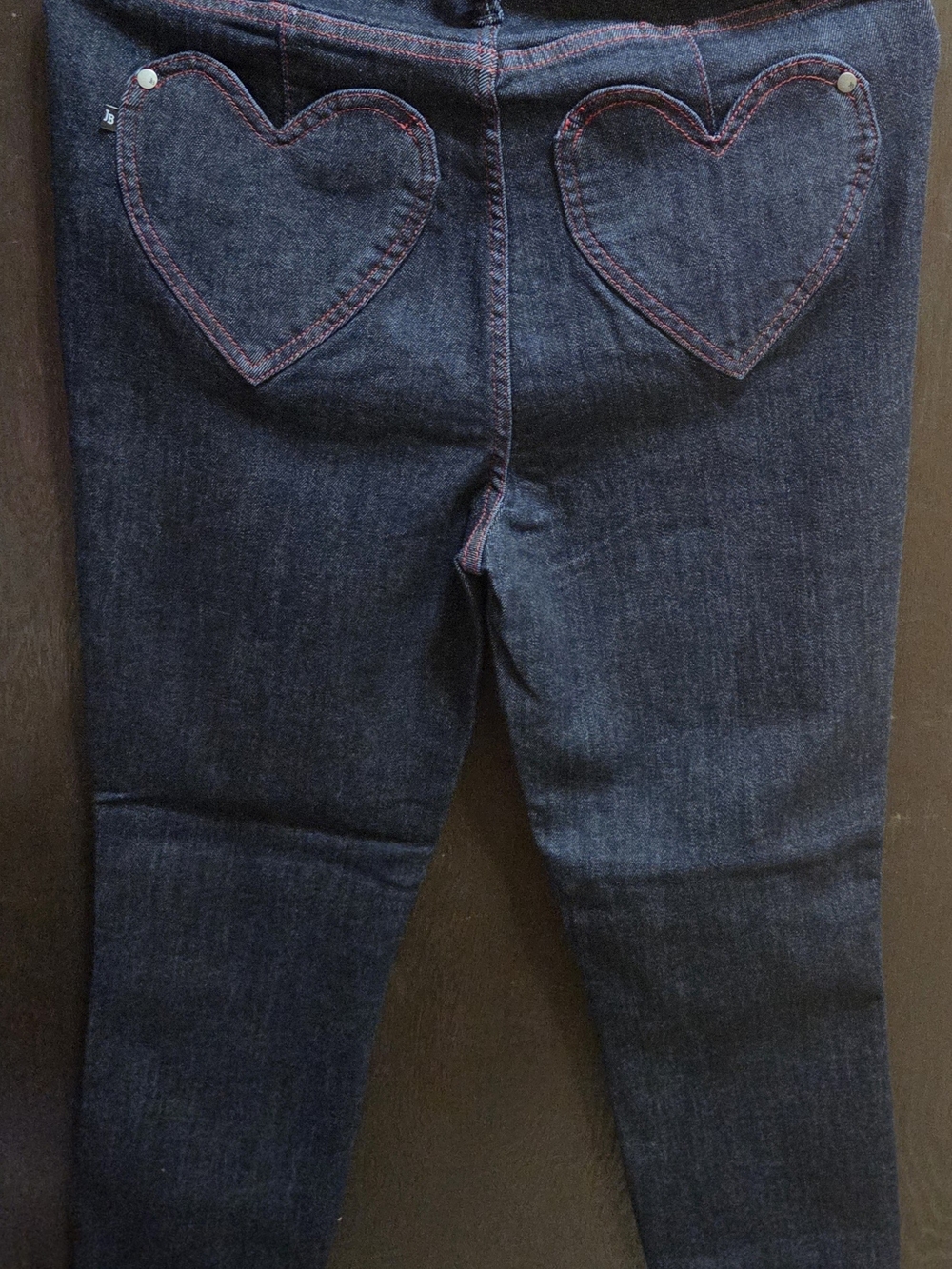 Judy Blue High Waist Heart Shaped Pocket Skinny Jeans Dark Wash 9/29 - Picture 2 of 6